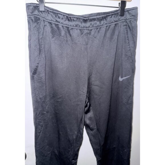 Nike Therma-Fit Jogger Pants Women’s Size Large Black Polyester Fleece Lined - Picture 2 of 10